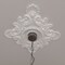 Ekena Millwork Crawley Ceiling Medallion (Canopies up to 6 3/4"), 18"W x 18"H x 3 1/4"ID x 1 1/2"P, Primed White CM18CR - alternate 9